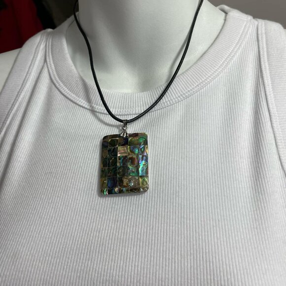 Jewelry - Mosaic Abalone Shell Necklace